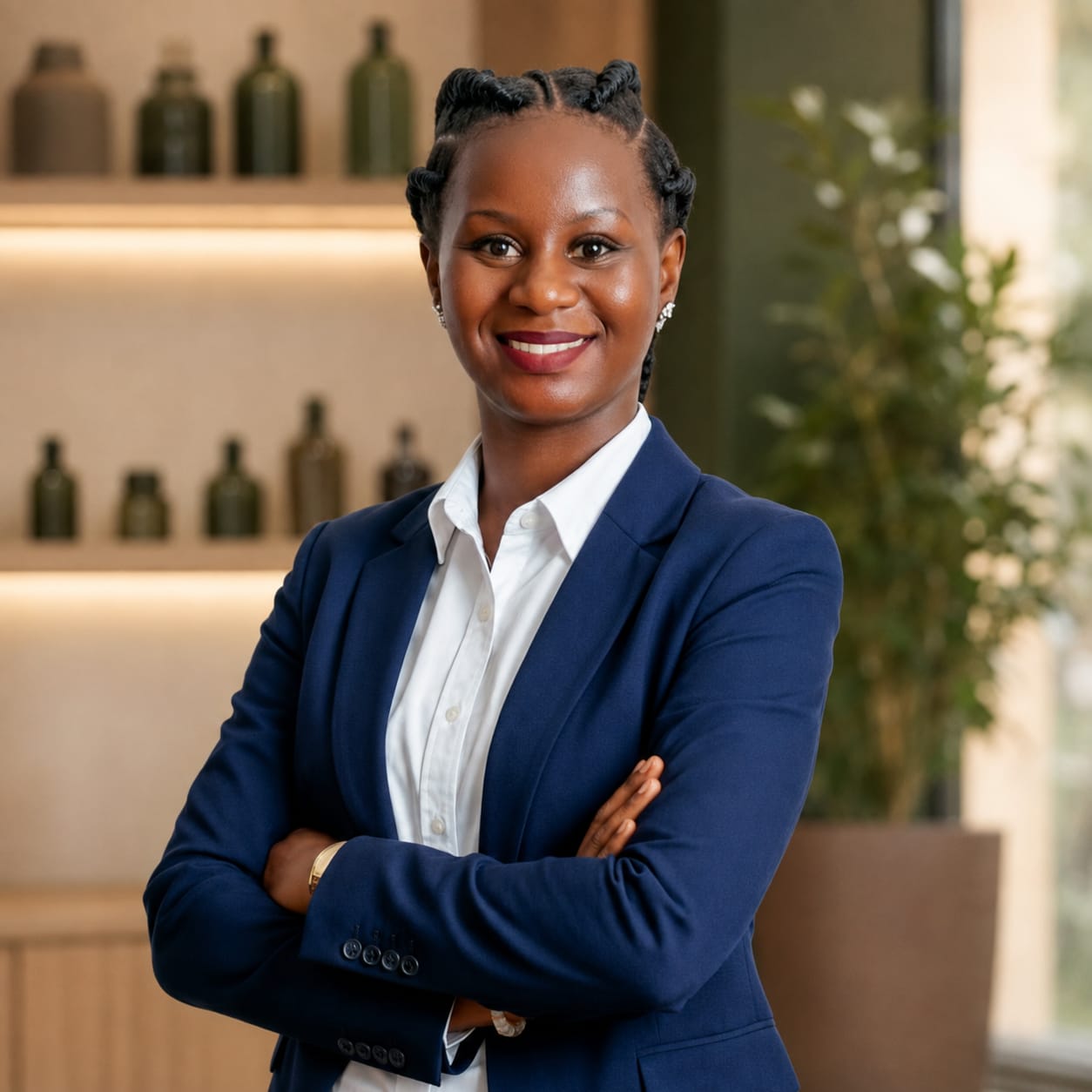 Euphrosine Mugeni, Founder and CEO of Avocare Rwanda.
